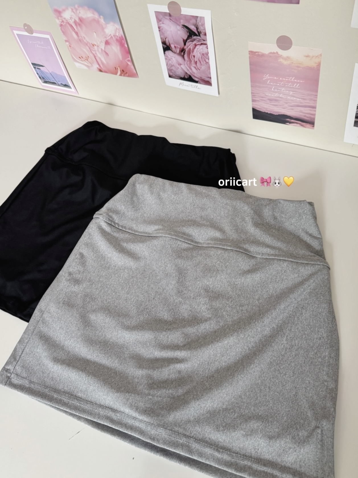 Highwaist Slit Mini Tennis Skort