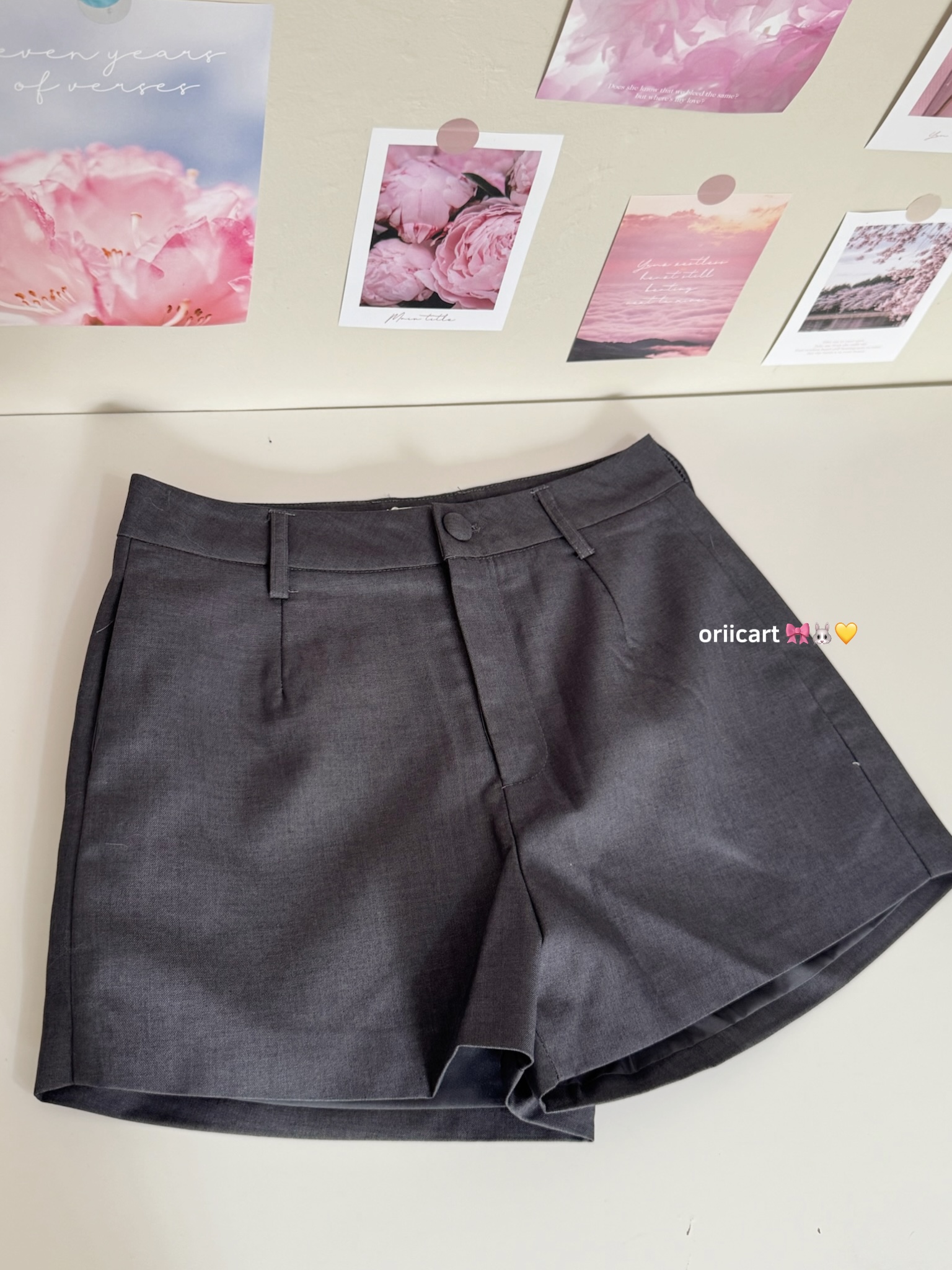 Tailored High-waisted Shorts