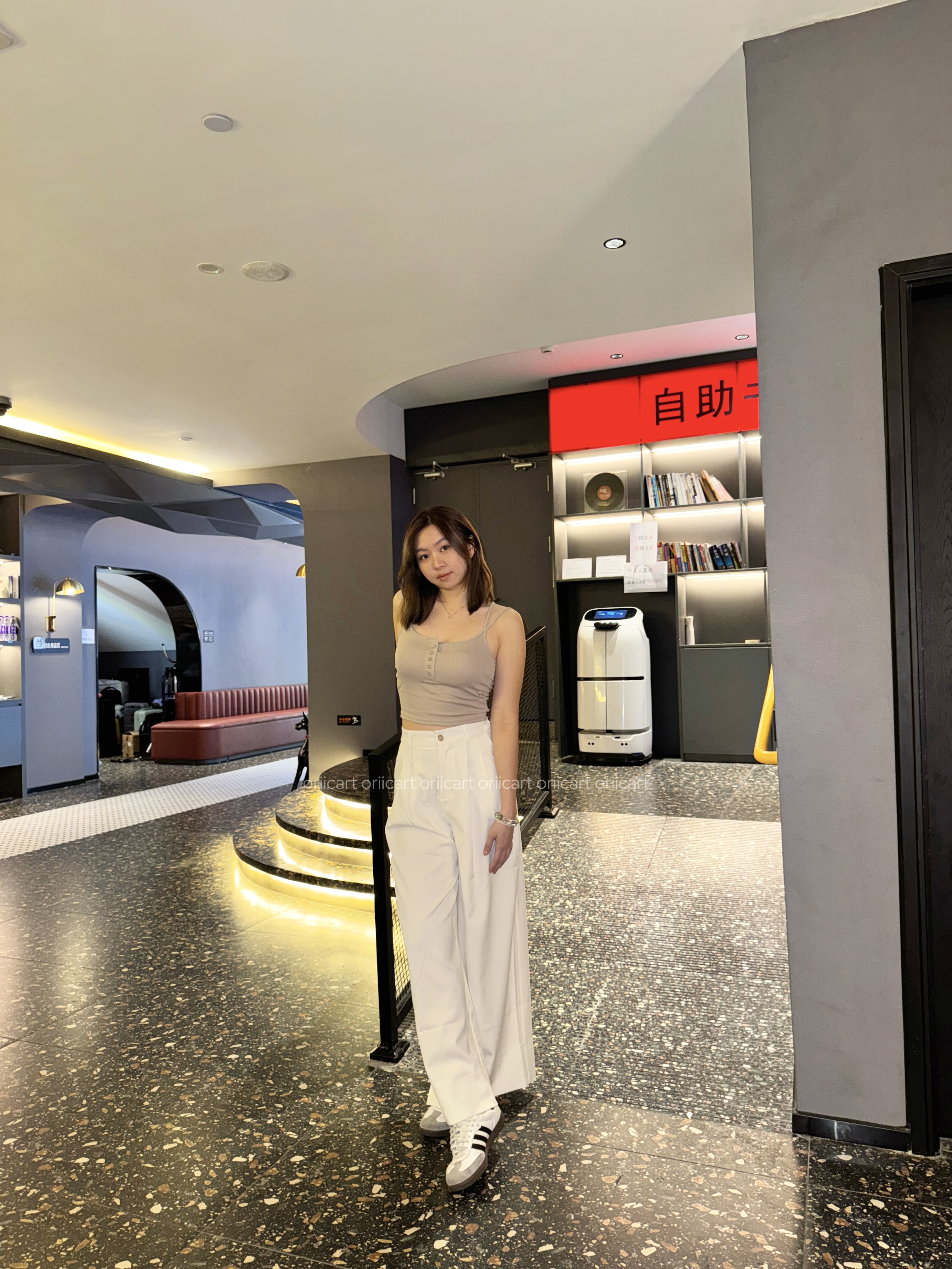 High Waist Wide Leg Straight Pants