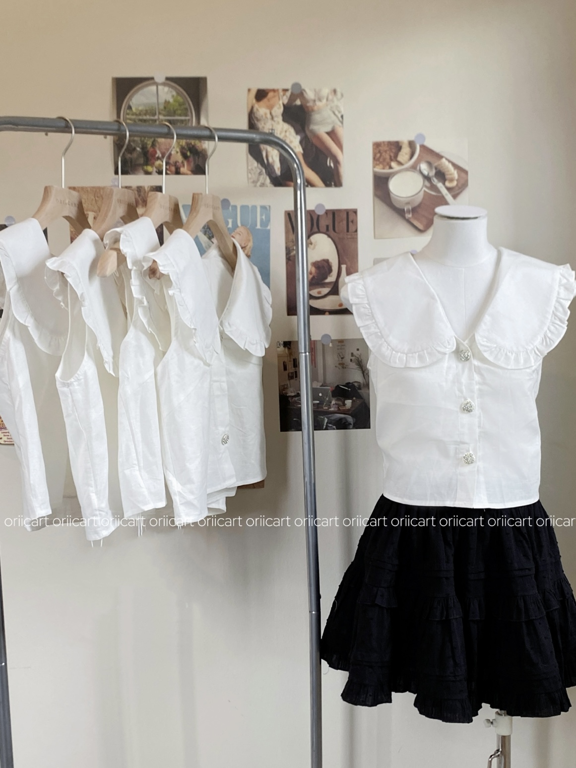 Ruffled Sleeveless Blouse