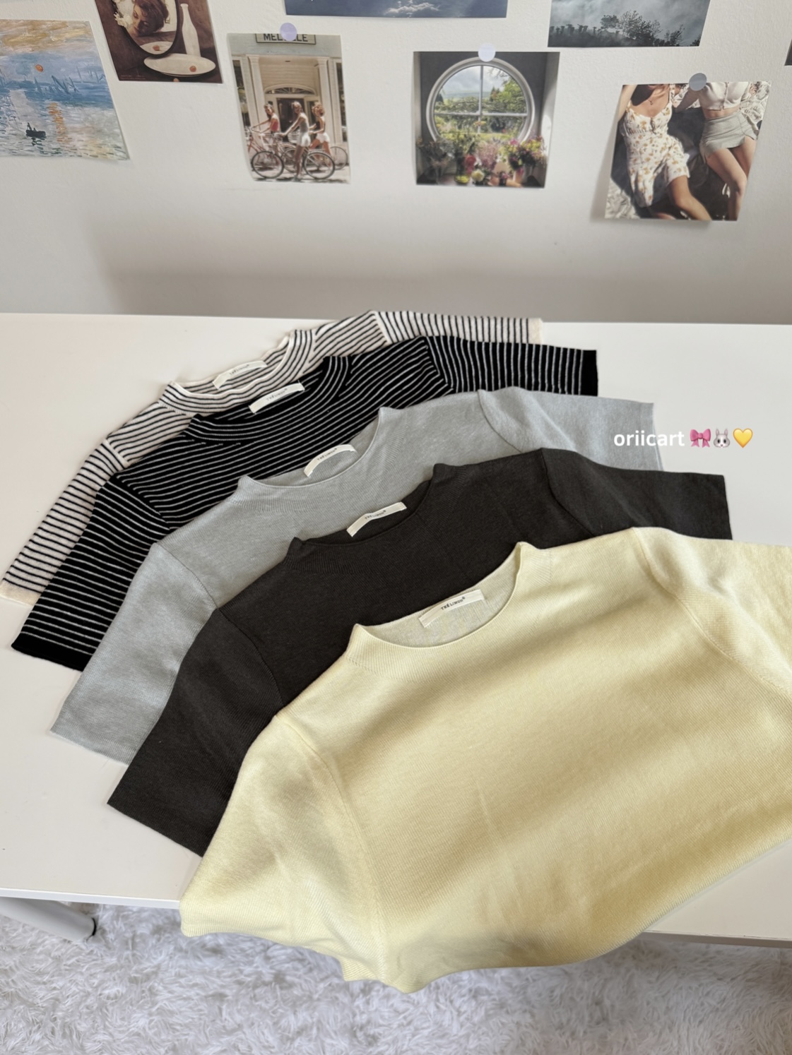 Crew Neck Basic Tee (high-stretch)