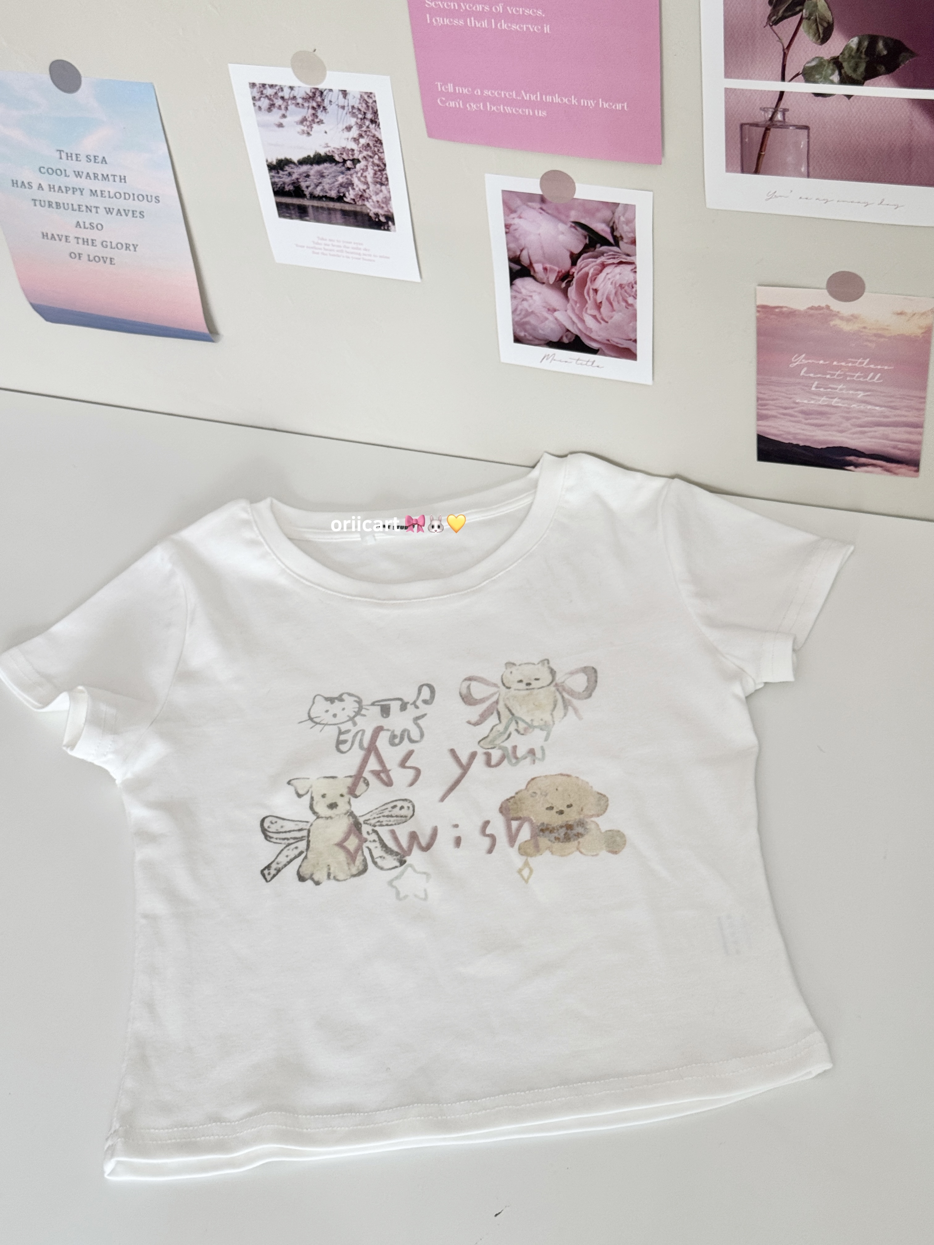 BM Style Graphic Crop Top