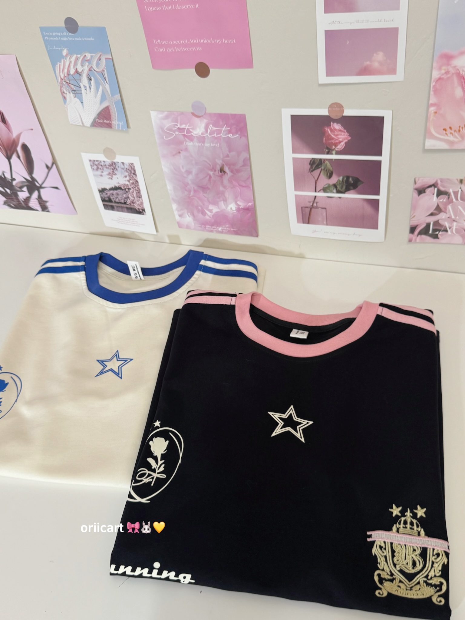 Retro Athletic Oversized Round Neck T